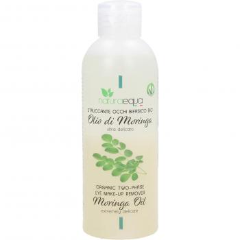 Desmaquillante Bifásico Natural para Ojos con Aceite de Moringa, 150 ml