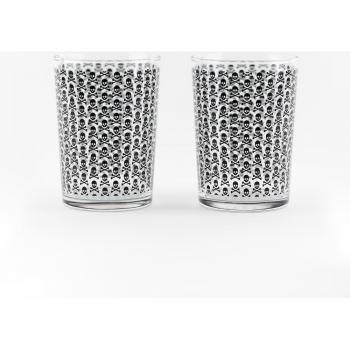 Set de 2 vasos de sidra con calaveras Scalpers Home