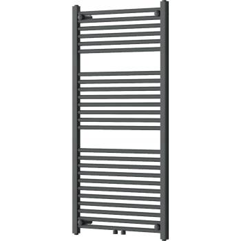 Radiador secatoallas eléctrico y de agua 617W 120x60x3cm, Gris