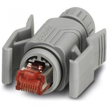 Phoenix Contact RJ45 Connector 8-Pole Straight Gray Model 1414383