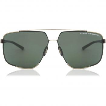 Porsche Design P8681 B Men's Gold Sunglasses 66mm