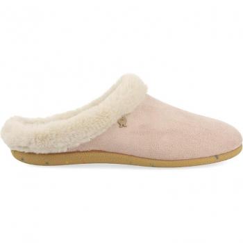 Zapatillas de casa abiertas de mujer tipo babucha con material reciclado