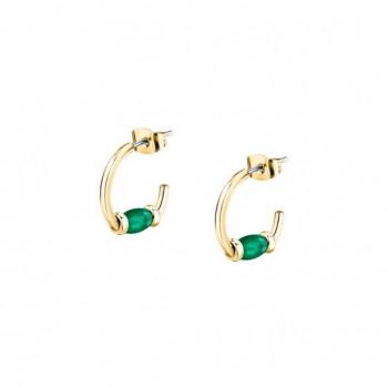 Pendientes Morellato Círculo para Mujer en Acero con Perlas, Colección Colores de Verano