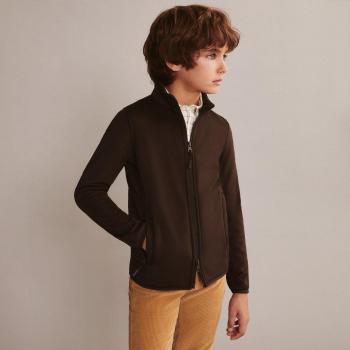 Cazadora softshell niño Verhunt - Resistente al agua, transpirable, con capucha ajustable, múltiples bolsillos, forro interior suave y cómodo
