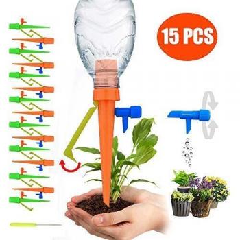 STN Riego por Goteo Automático Kit, Dispositivos AutomáTicos De Riego De Plantas Plantas De Vacaciones De LiberacióN Lenta Sistema De Riego con Interruptor De VáLvula De Control para Planta