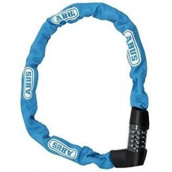 Abus 1385/85 Aqua - Cadena con Cierre automático combinación Tresor Azul