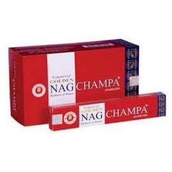 Incienso Golden Nag Champa Agarbathi - Vijayshree - 15 Gr