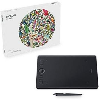 Wacom PTH660 Intuos Pro Digital Graphic Drawing Tablet for Mac or PC, Medium, New Model, Black