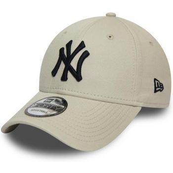 New Era 9FORTY New York Yankees MLB League Essential Cap, Beige, Unisex, One Size