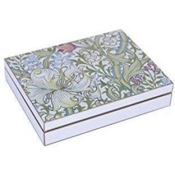 Fundashop Caja de Gemelos Morris Gris, Madera, 19x14.5x4 cm