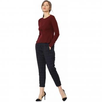 Only Pullover Girocollo Donna Borgogna