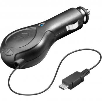 Wntronic - Cargador retráctil al encendedor del coche con Micro USB