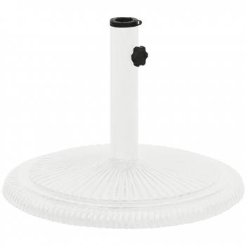 White Cast Iron Umbrella Base 45x45x30 cm