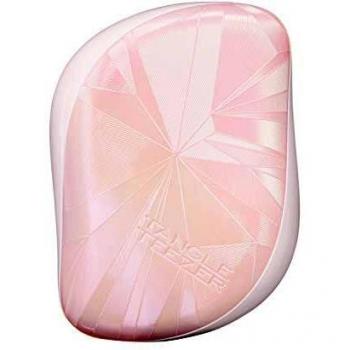 Tangle Teezer Compact Styler On-The-Go Detangling Hair Brush - Smashed Holo Pink