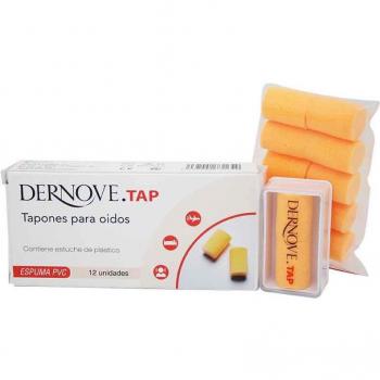 Dernove Tap Tapones de Oídos de Espuma PVC 12 Unidades