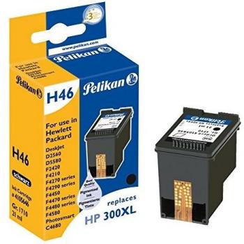 Cartucho de Tinta Pelikan H46 - 21 ml - Negro - Compatible con HP 300XL