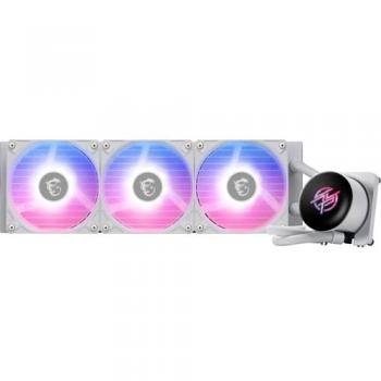 MSI MPG CORELIQUID P13 WHITE AIO Liquid CPU Cooler - 12 cm, ARGB GEN2, Improved Water Channel Design