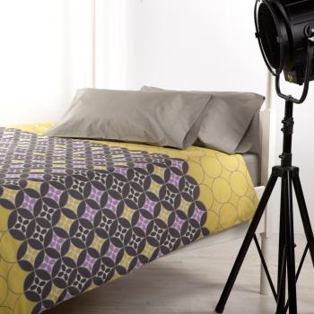 Hierba Sueños de Hierba Esferic - Juego de funda nórdica, 220 x 260 cm, bajera ajustable, 135 x 200 cm y funda para almohada, 45 x 155 cm, color verde