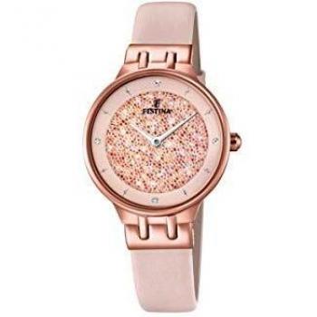 Reloj Analógico de Cuarzo Festina Mademoiselle F20406/2 Acero y Piel