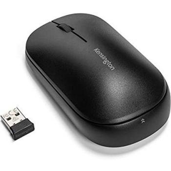 Kensington Wireless Mouse - SureTrack Dual Wireless Ambidextrous Mouse, Slim Mouse for Laptop, Desktop or Home Office, Works with Chrome, Mac, Windows and Android - Black