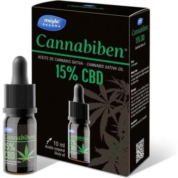 Mayla Cannabiben Aceite de Cannabis Sativa 15% CBD Corporal 10ml