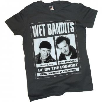 Wet Bandits Poster -- Home Alone Adulto Camiseta, XXL