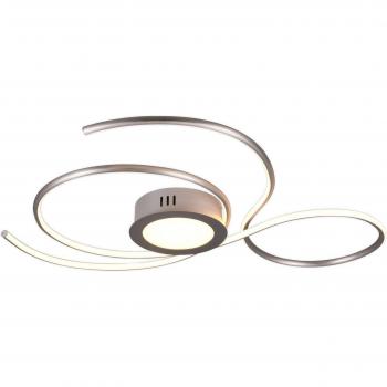 Plafón LED Jive 80cm Níquel Dimmer 48W Blanco