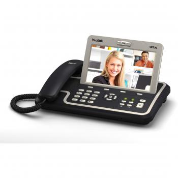 Yealink VP530 - Videoteléfono IP con pantalla, color negro y plata