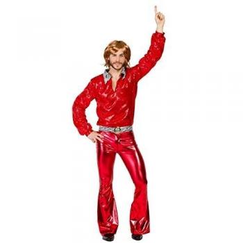 Vestuario Retro Rojo para Hombre M-L