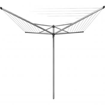 Brabantia Topspinner 50m Rotary Clothesline with Ground Spike and Protective Cover
