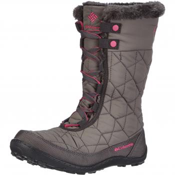 Columbia Youth Minx Mid Ii Waterproof Omni Heat Botas de Senderismo para Niños/Niñas, Gris Grau