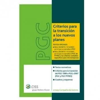 PGC. Criterios para la transición a los nuevos planes