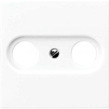 Placa TV anti-bacterias AS500 blanco alpino 0712154770 Jung