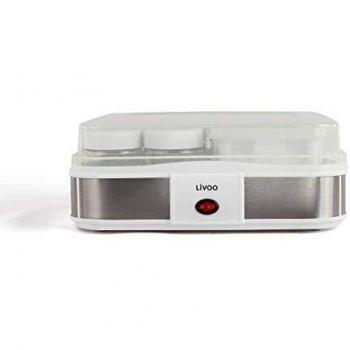 Livoo DomoclipYogurtera Y QueseraBlanco Y Plateado306x25x124 cm