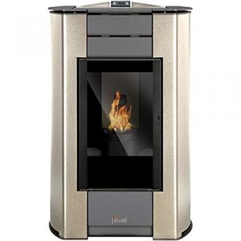Estufa de pellets modulante en acero 14,1 kW Penélope HR - Ferroli