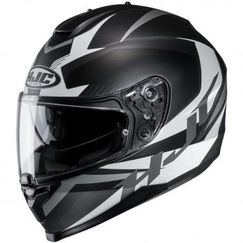HJC C70 Cascos, Adultos Unisex, Troky Black/Grey, XL