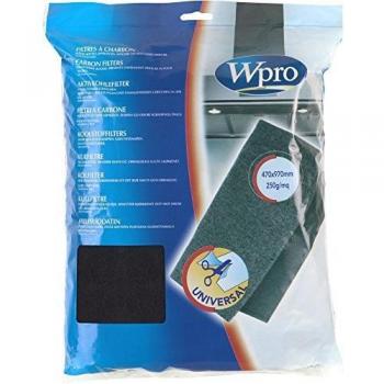 Filtro de carbón universal para campana extractora WPRO UCF017 - 470x970 mm, antiolores y recortable