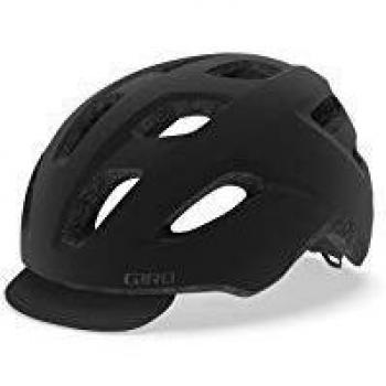 Giro Cormick XL Casco de Ciclismo Urban, Unisex Adulto, Negro Mate y Azul Oscuro, Talla única