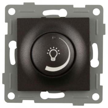Atenuador LED Onlex 500W Regulador Grafito Empotrable