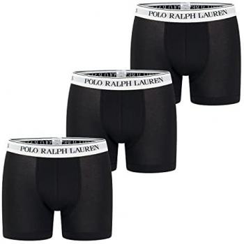 Polo Ralph Lauren Men's Classic Stretch Cotton Trunk 3-Pack - Black - Size S