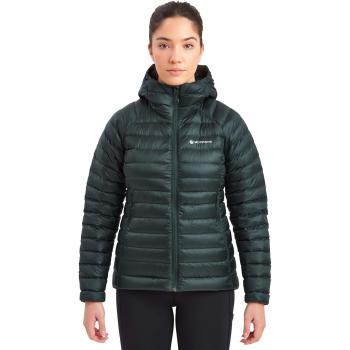 Montane Chaqueta De Plumas Anti-freeze Verde para mujer (S)