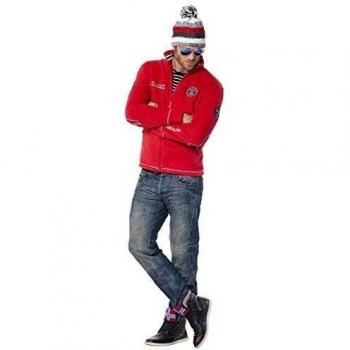 Nebulus Explore - Chaqueta de forro polar para hombre rojo rojo Talla:XXXL