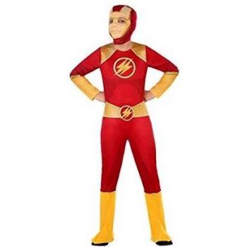 Disfraz de Superhéroe Flash para Niños (2 Piezas) 5-6 Años