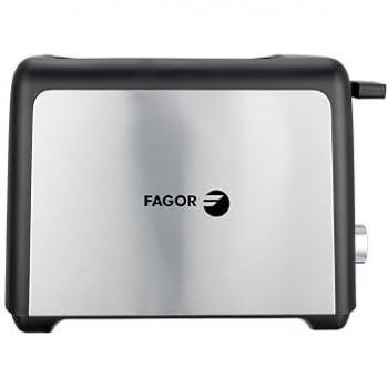 Tostador Fagor ToastPro 2 Ranuras Largas 800W con Control Regulable, 7 Niveles de Tostado, Acabado Inoxidable y Diseño Compacto