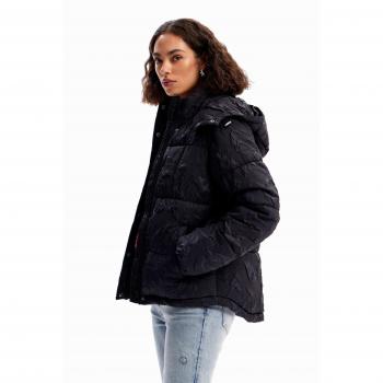 Desigual - Abrigo Acolchado Calgary para Mujer en Color Negro
