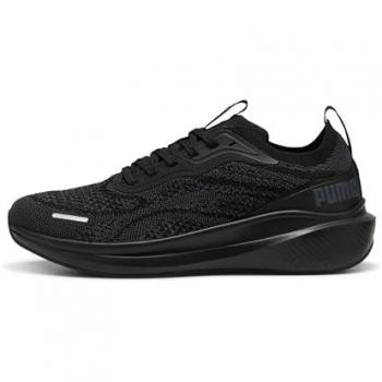 Puma Skyrocket Lite Engineered Running Shoes - Pure Black - Size 38
