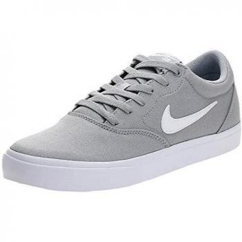 Nike SB Charge Cnvs, Running Shoe Unisex Adulto, Gris/Blanco, 40.5 EU