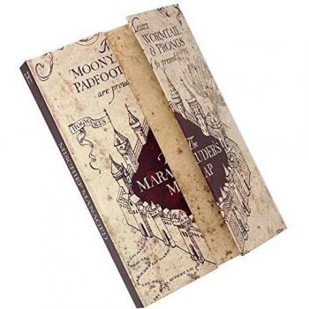 Cuaderno Premium Harry Potter Mapa de los Merodeadores A5 Magnético