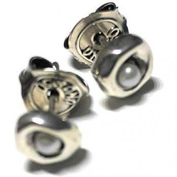 UNO DE 50 Aretes con Forma de Anillo de la Perla PEN0633BPLMTL0U