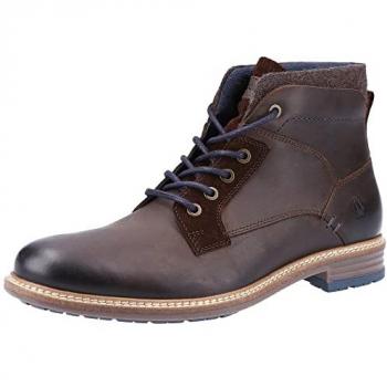 Hush Puppies Joel Leather Brown Fashion Boots for Men